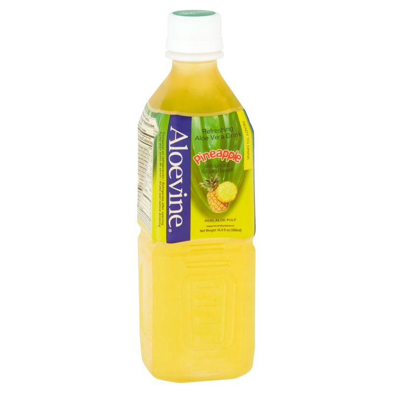 Aloevine Pineapple Refreshing Aloe Vera Drink, 16.9 fl oz