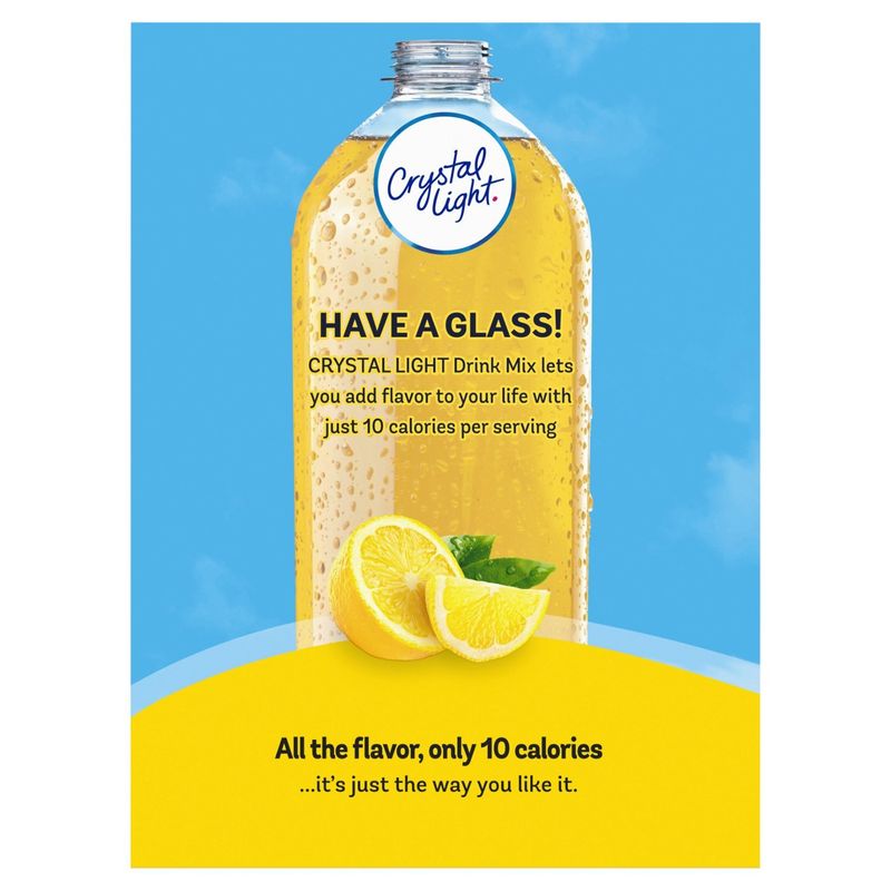 Crystal Light Lemonade Drink Mix, 0.14 oz, 30 count