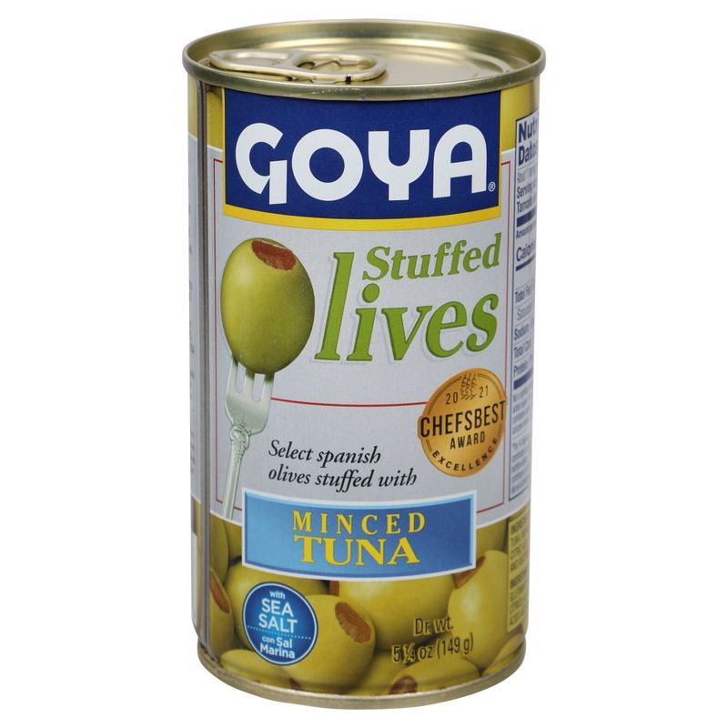 Goya Minced Tuna Stuffed Olives, 5 1/4 oz