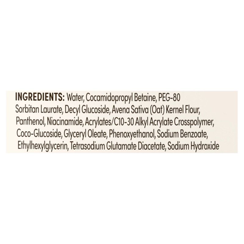 Aveeno Oat + Niacinamide Daily Face Cleanser Foaming Gel, 12 fl oz