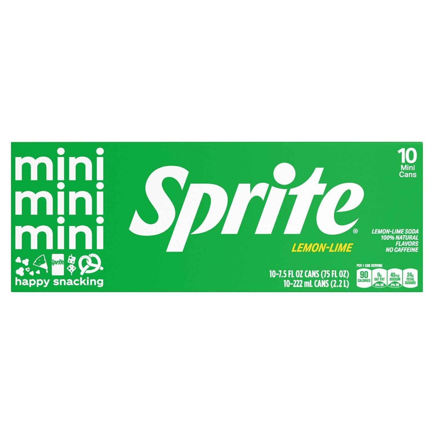 Sprite Mini Lemon-Lime Soda, 7.5 fl oz, 10 count