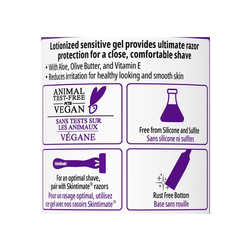 Skintimate Skin Therapy Sensitive Moisturizing Shave Gel, 7 oz