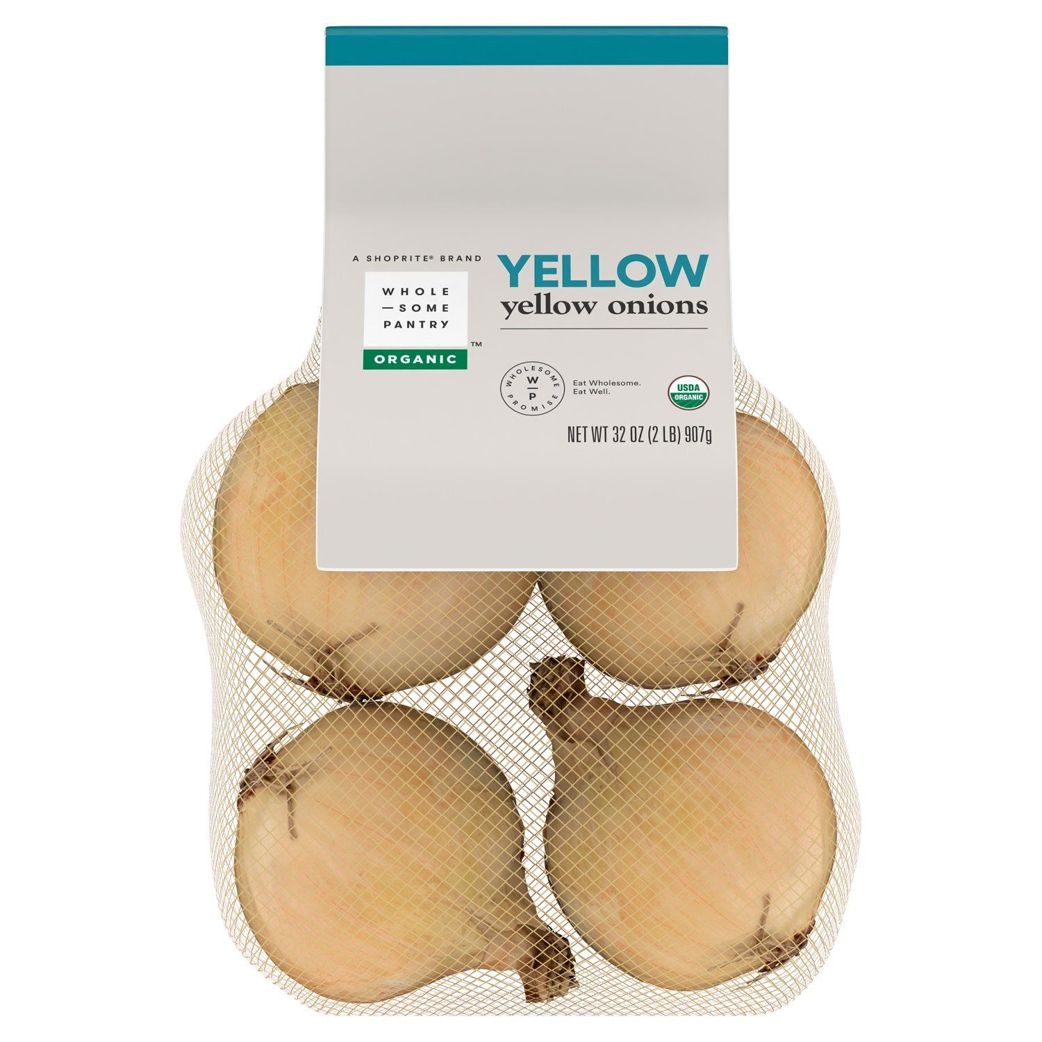 Wholesome Pantry Organic Yellow Onions, 2 lb bag