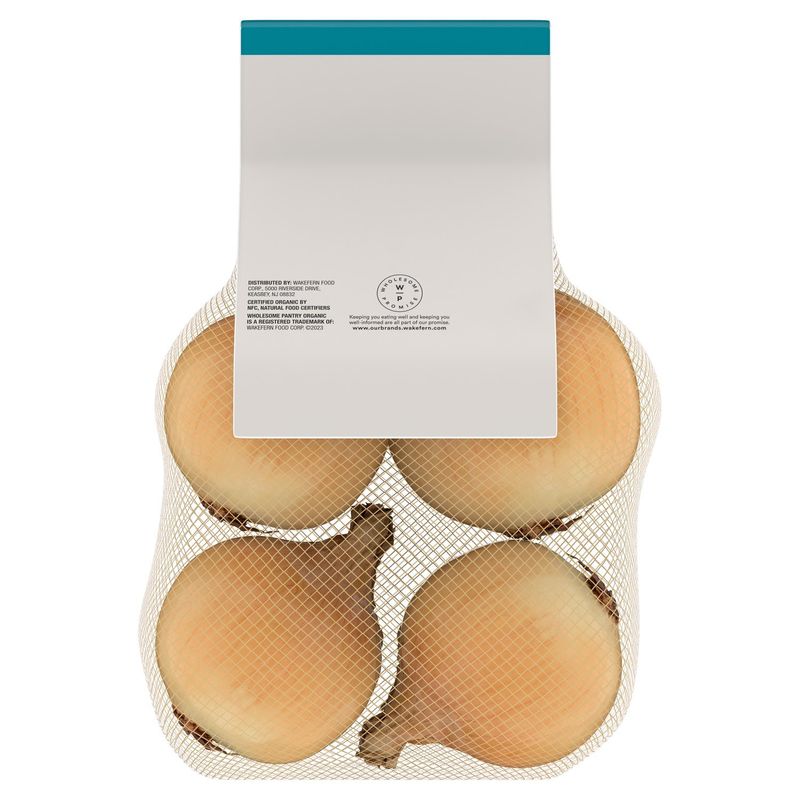 Wholesome Pantry Organic Yellow Onions, 2 lb bag