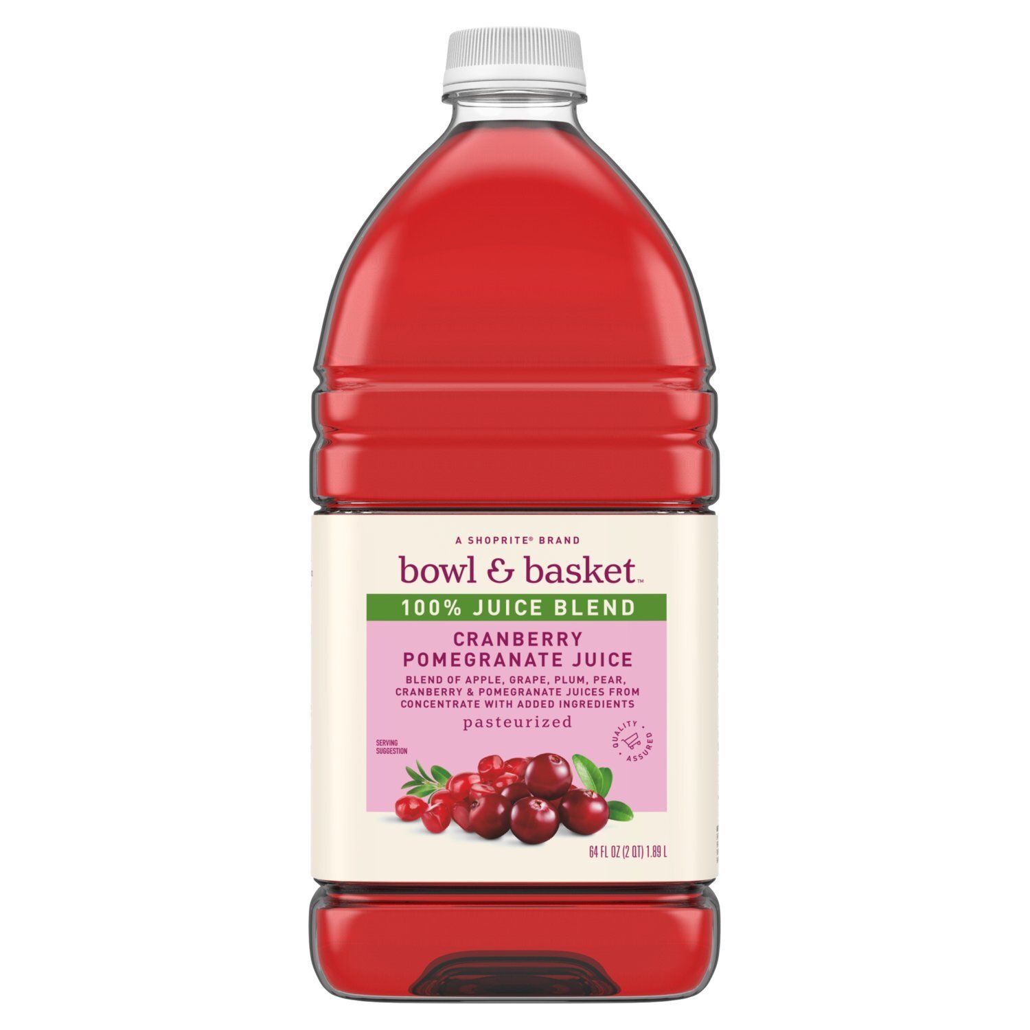 Bowl &amp; Basket Cranberry Pomegranate Juice, 64 fl oz