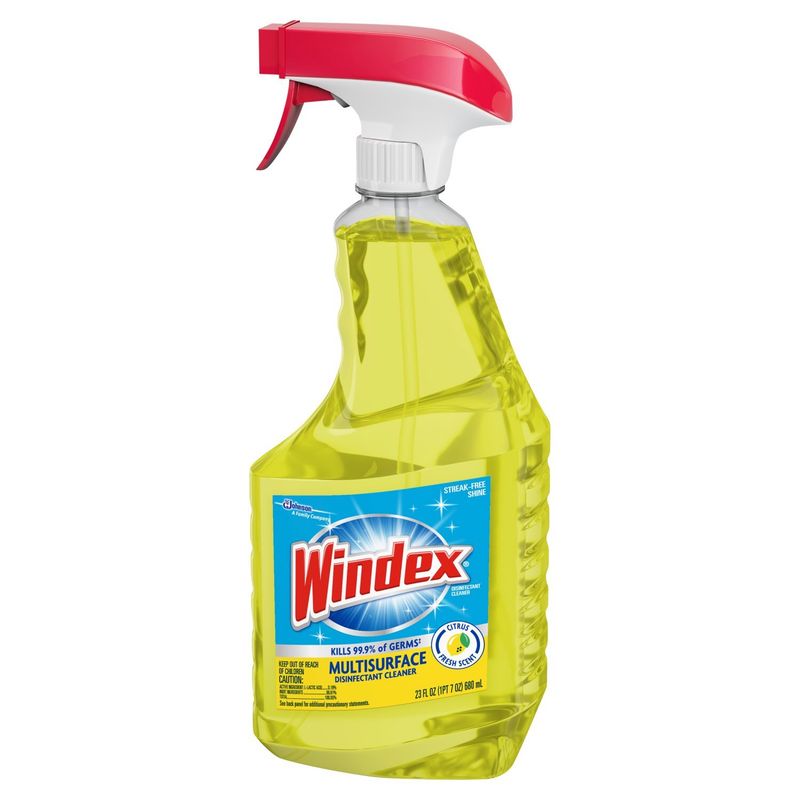 Windex Multi-Surface Citrus Fresh Disinfectant Cleaner, 23 fl oz