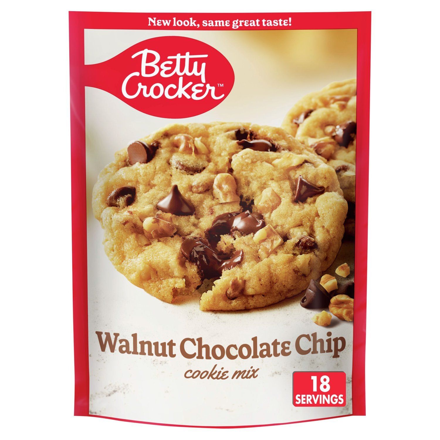Betty Crocker Walnut Chocolate Chip Cookie Mix, 17.5 oz