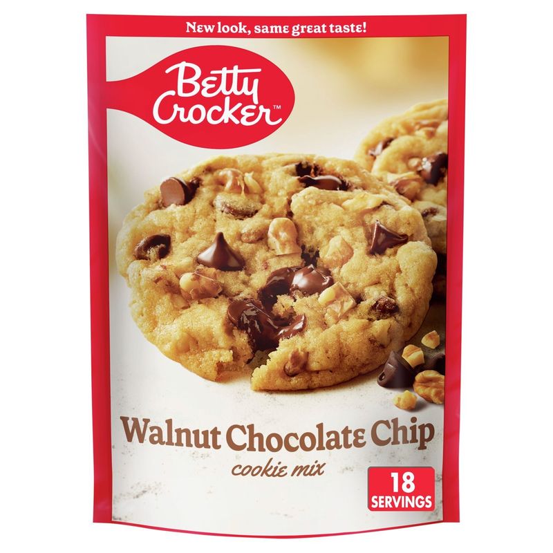 Betty Crocker Walnut Chocolate Chip Cookie Mix, 17.5 oz