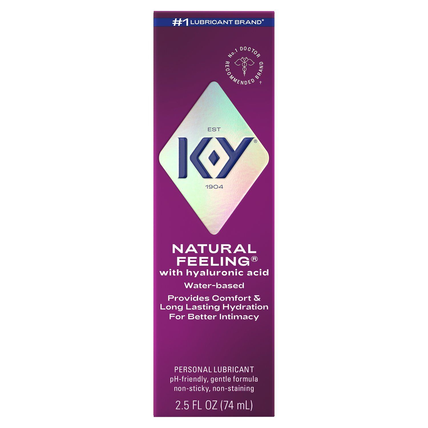 K-Y Natural Feeling Personal Lubricant, 2.5 fl oz