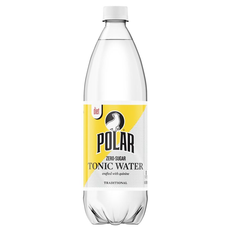 Polar Traditional Diet Zero-Sugar Tonic Water, 33.8 fl oz