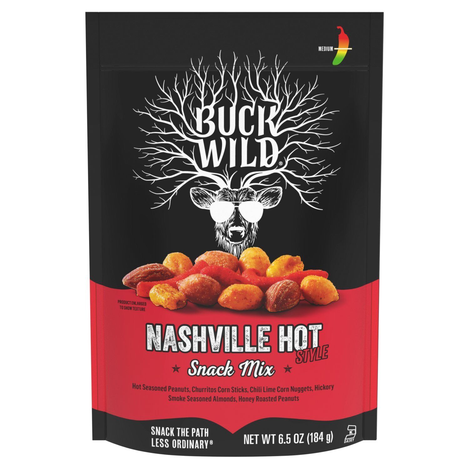 Buck Wild Nashville Hot Style Snack Mix, 6.5 oz
