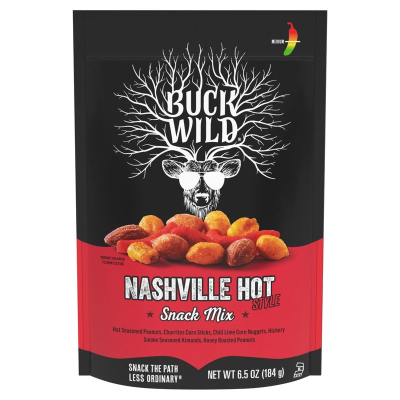 Buck Wild Nashville Hot Style Snack Mix, 6.5 oz