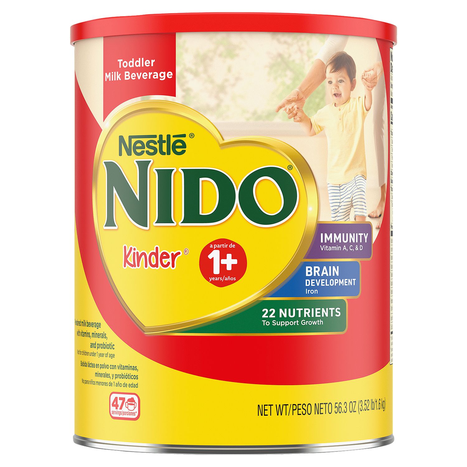 Nido Kinder Toddler Milk Beverage, 1+ years, 56.3 oz
