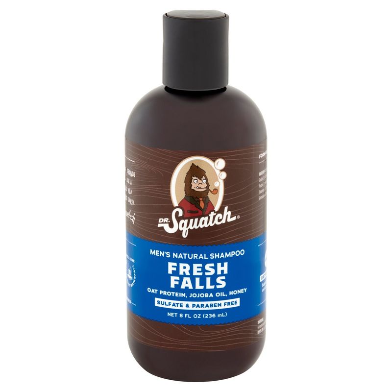 Dr. Squatch Fresh Falls Men's Natural Shampoo, 8 fl oz