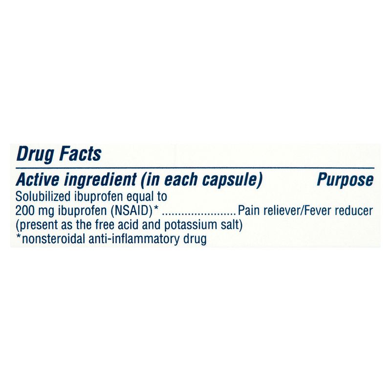 Advil Liqui-Gels Solubilized Ibuprofen Liquid Filled Capsules, 200 mg, 160 count