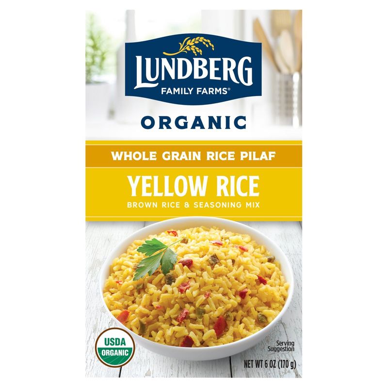 Whole Farm Rice Lundberg Family Farms OG WHOLE GRAIN YELLOW RICE, 6 oz