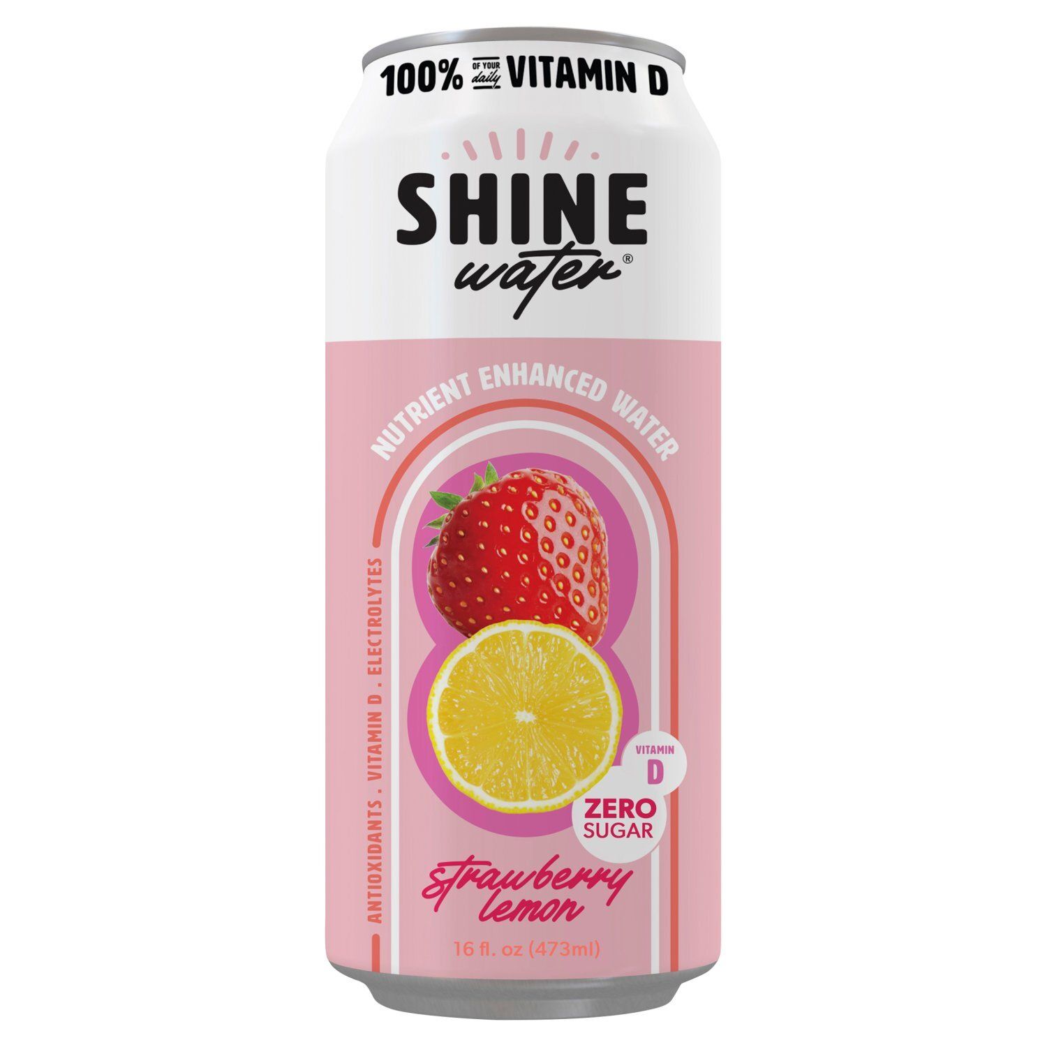 ShineWater Strawberry Lemon Nutrient Enhanced Water, 16 fl oz