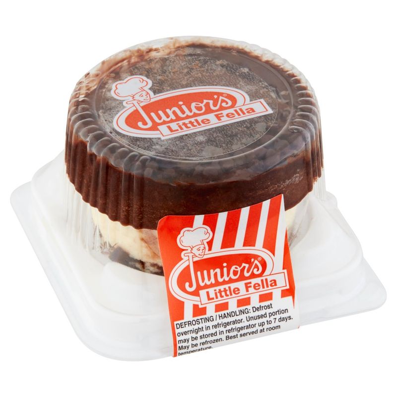Junior's Little Fella Devil's Food Cheesecake, 4 oz