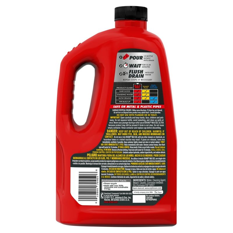 Drano Max Gel Clog Remover Value Pack!, 160 oz, 2 count