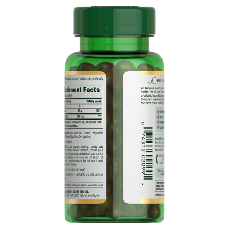 Nature's Bounty Co Q-10 Dietary Supplement, 200mg, 45 count