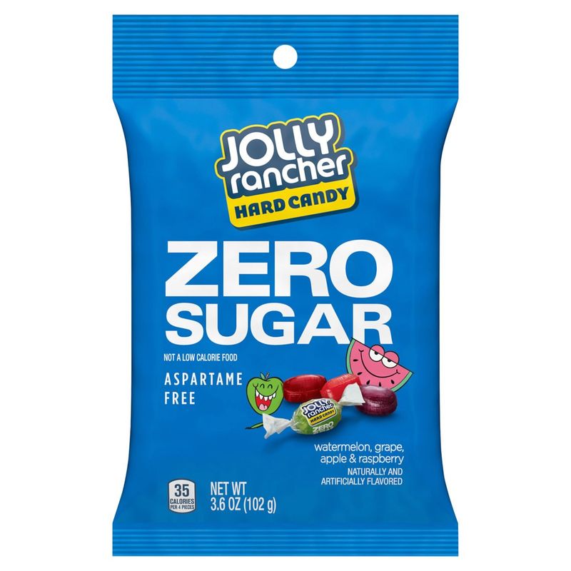 Jolly Rancher Zero Sugar Hard Candy, 3.6 oz