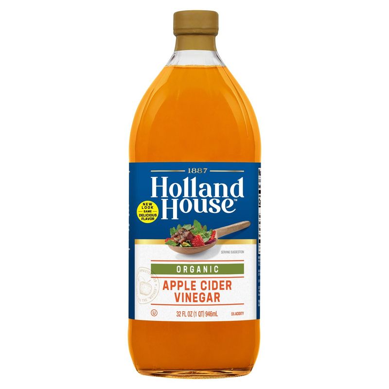 Holland House Organic Apple Cider Vinegar, 32 fl oz