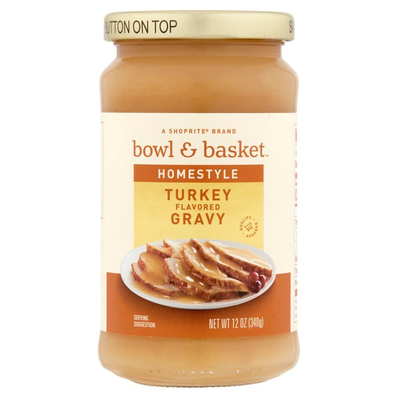 Bowl &amp; Basket Homestyle Turkey Flavored Gravy, 12 oz