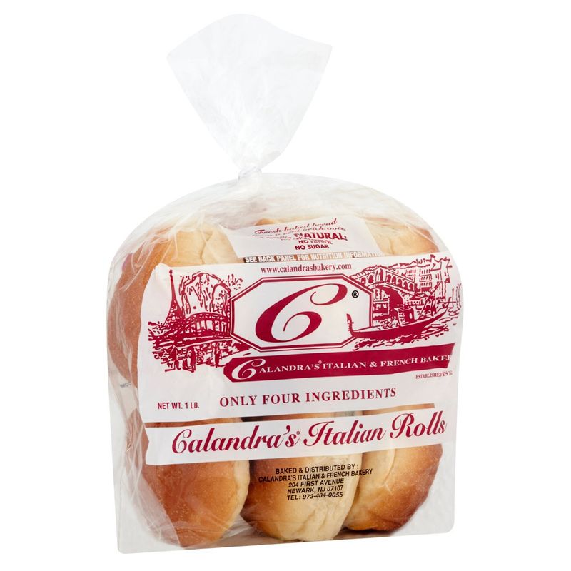 Calandra's Italian &amp; French Bakery Italian Rolls, 6 count, 1 lb