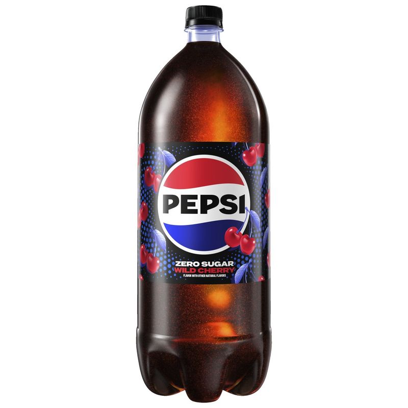 Pepsi Zero Sugar Soda Wild Cherry 2 Liter