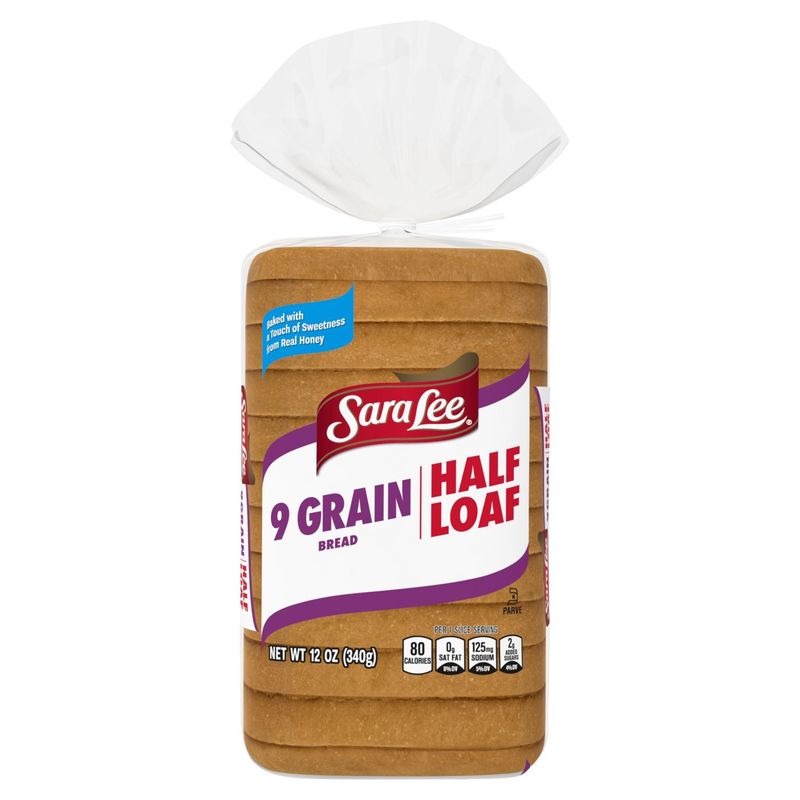 Sara Lee 9 Grain Half Loaf Bread, 12 oz