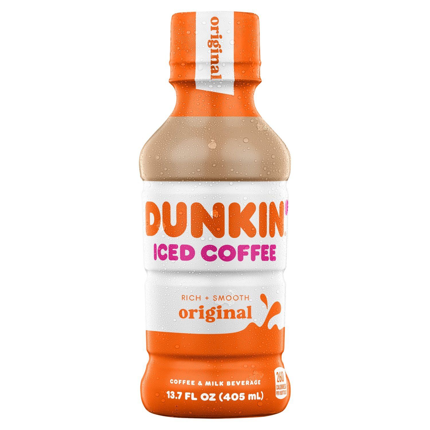 Dunkin' Original Iced Coffee &amp; Milk Beverage, 13.7 fl oz