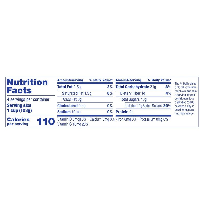 Dole Apples &amp; Crème Parfait, 4.3 oz, 4 count