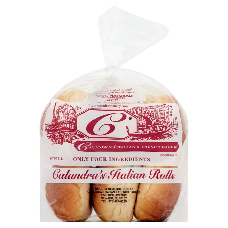 Calandra's Italian &amp; French Bakery Italian Rolls, 6 count, 1 lb
