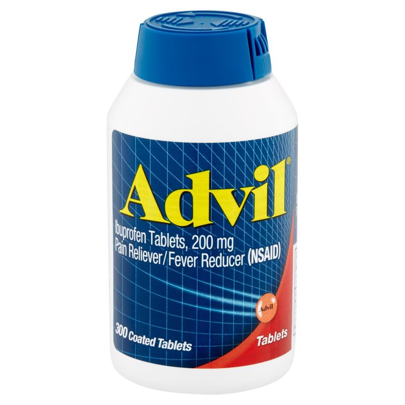 Advil Ibuprofen Coated Tablets, 200 mg, 300 count