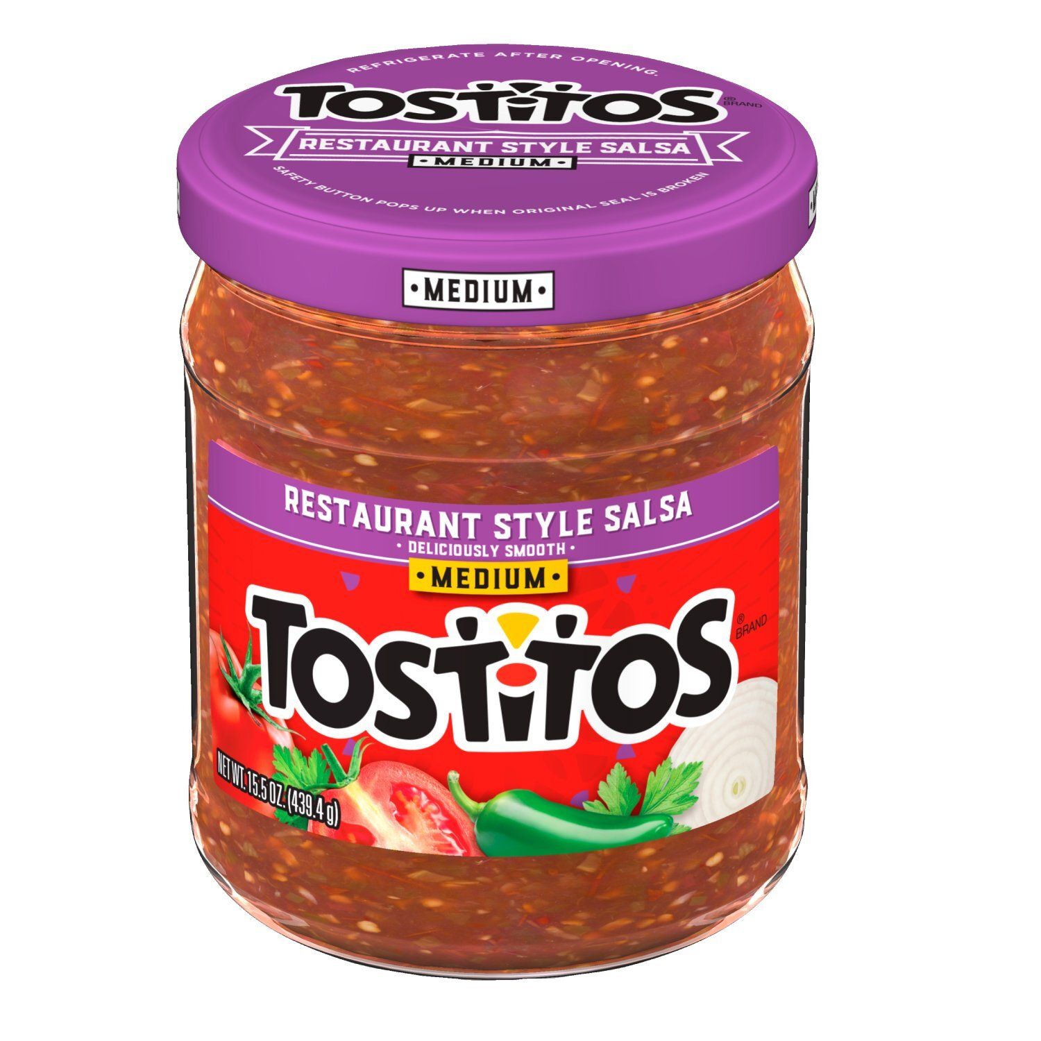 Tostitos Restaurant Style Salsa Medium 15.5 Oz