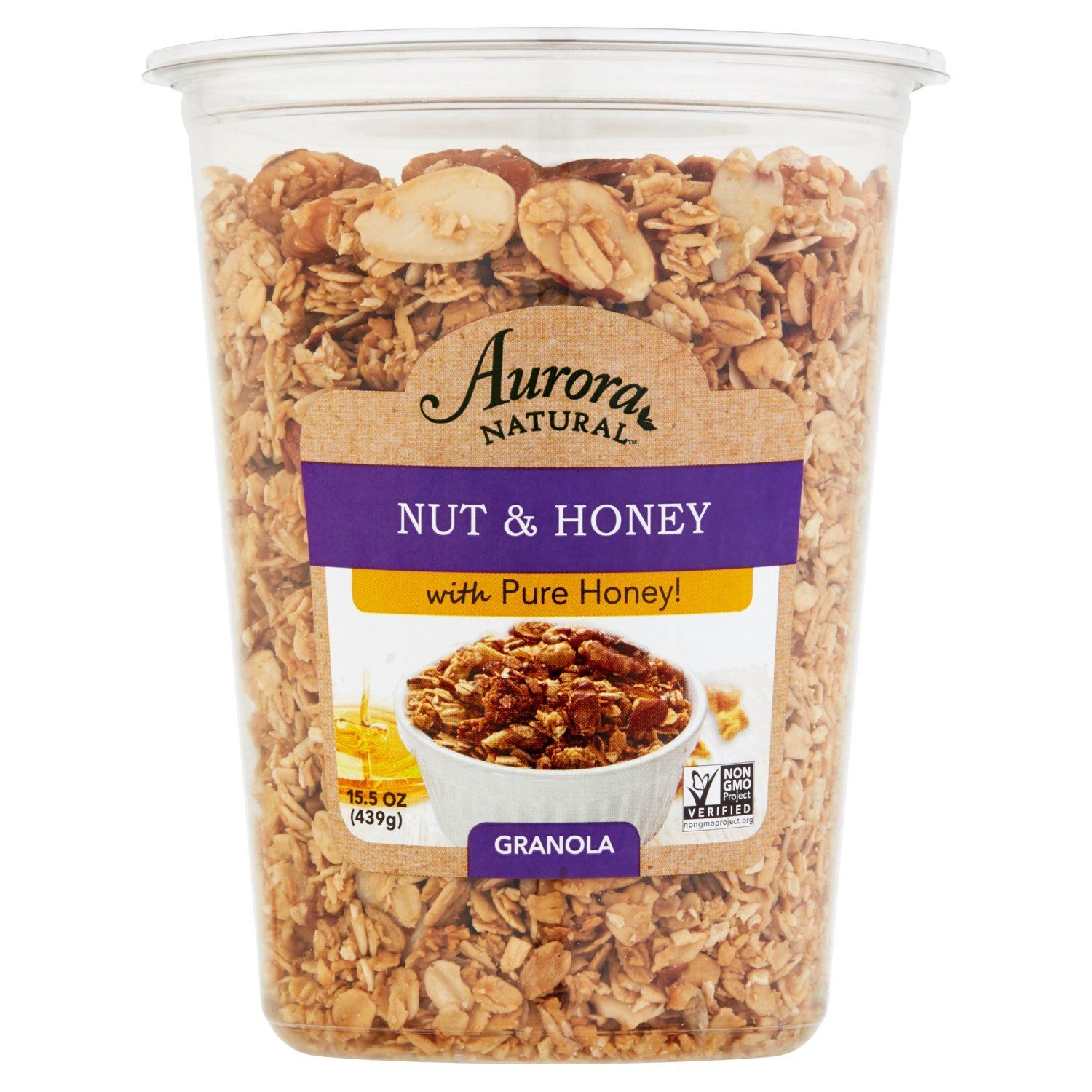 Aurora Natural Nut &amp; Honey Granola, 15.5 oz