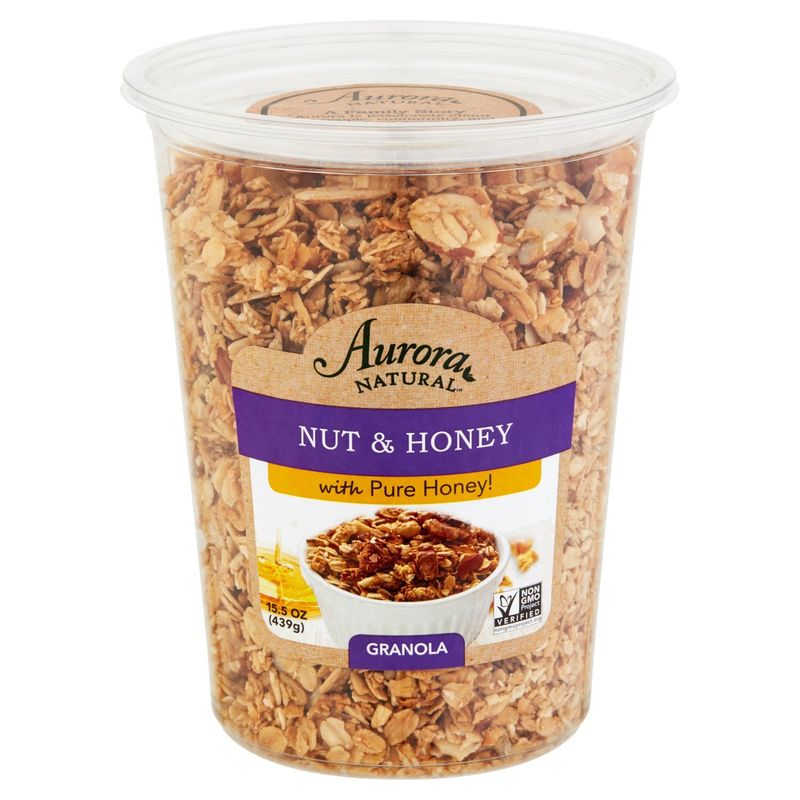 Aurora Natural Nut &amp; Honey Granola, 15.5 oz