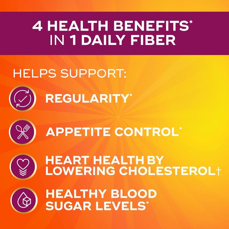 Metamucil 4-in-1 Fiber Supplement for Digestive Health, Psyllium Husk  Powder, Fiber Supplement wit