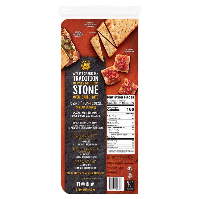 Stonefire Artisan Flatbread, 2 count, 14.1 oz