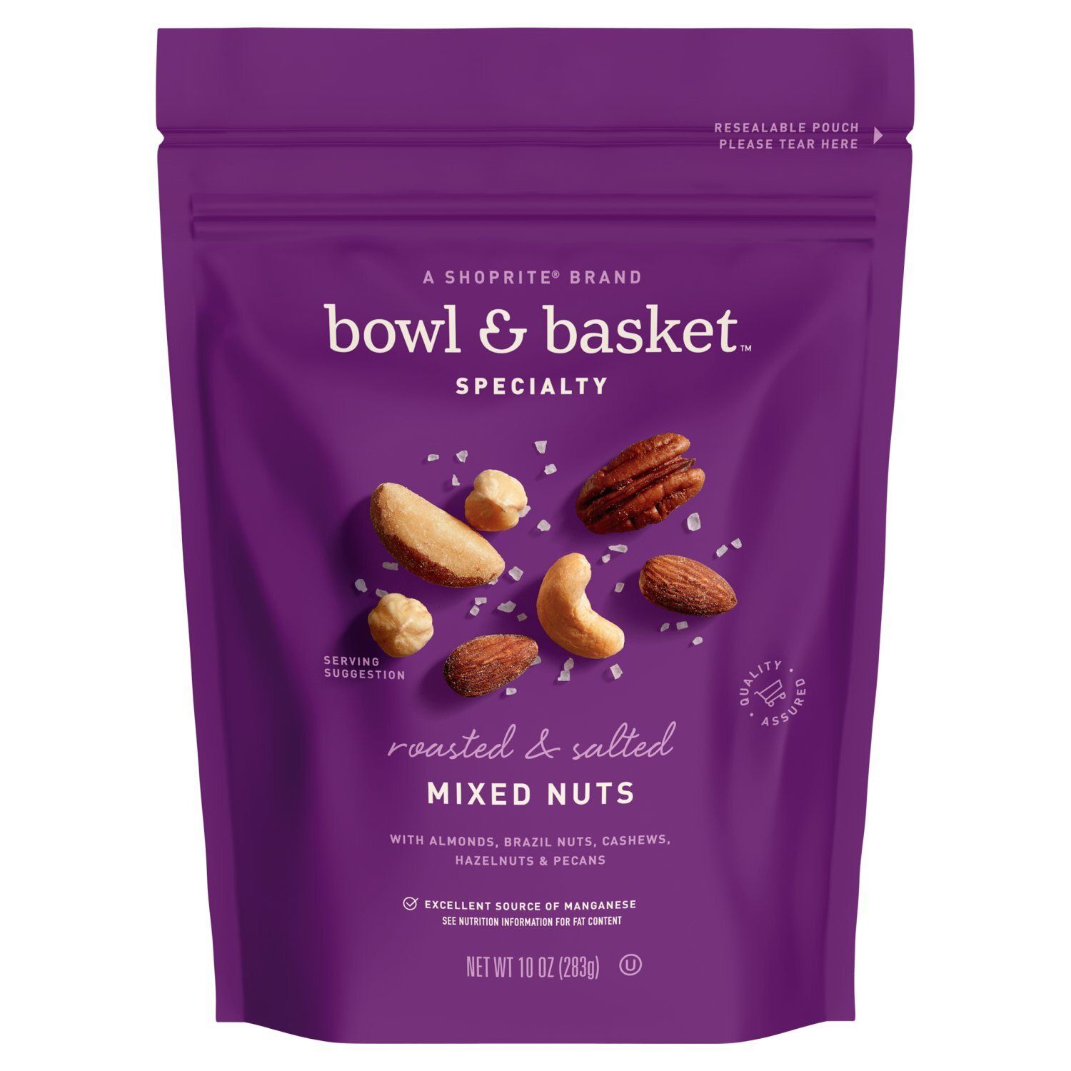 Bowl &amp; Basket Specialty Roasted &amp; Salted Mixed Nuts, 10 oz