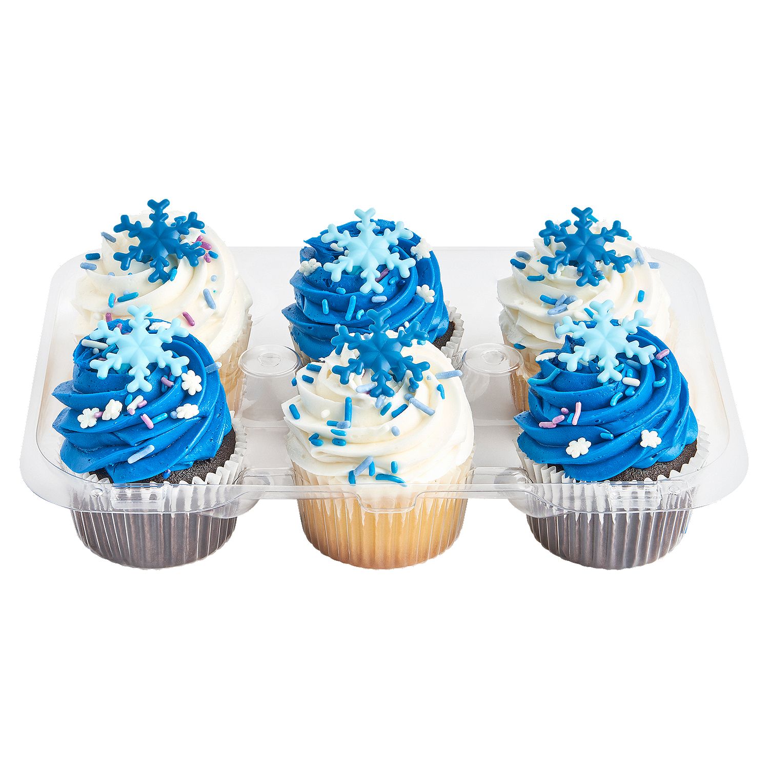 6 Pack Holiday Cupcakes