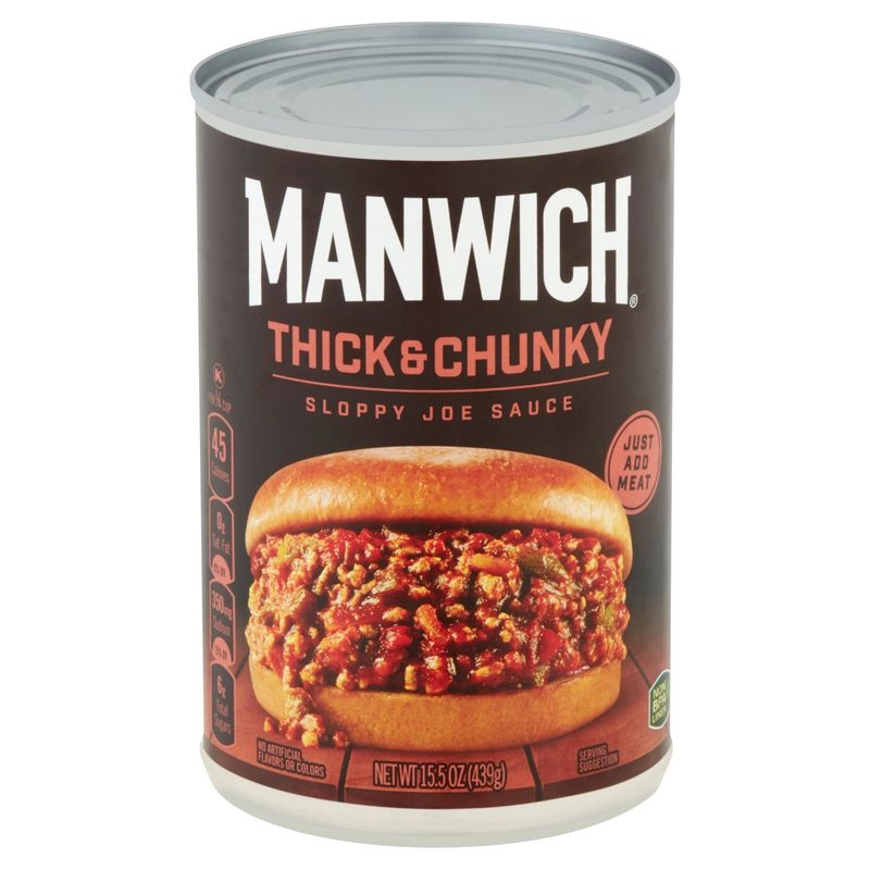 Manwich Thick &amp; Chunky Sloppy Joe Sauce, 15.5 oz