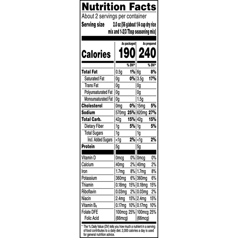 Rice A Roni Long Grain &amp; Wild Rice Original 4.3 Oz