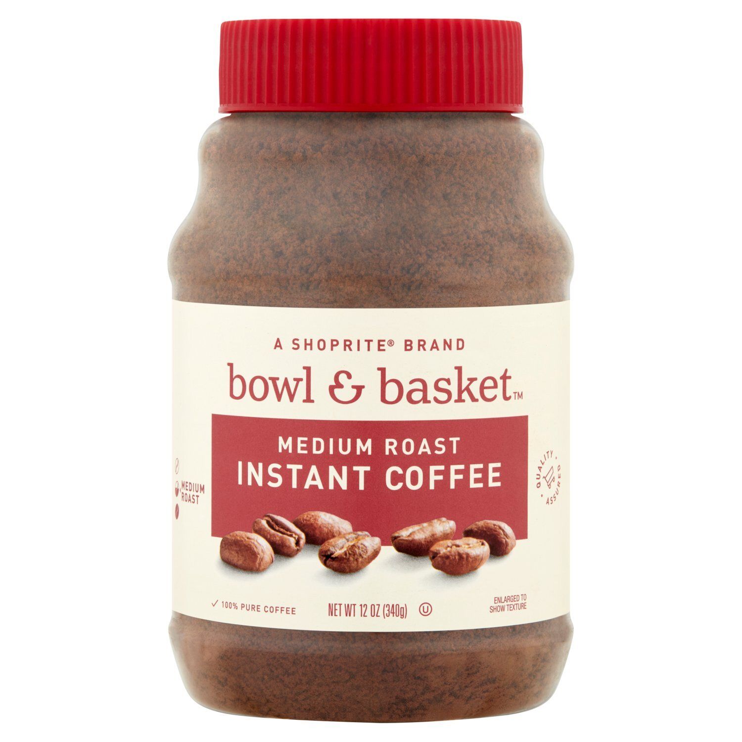 Bowl &amp; Basket Medium Roast Instant Coffee, 12 oz