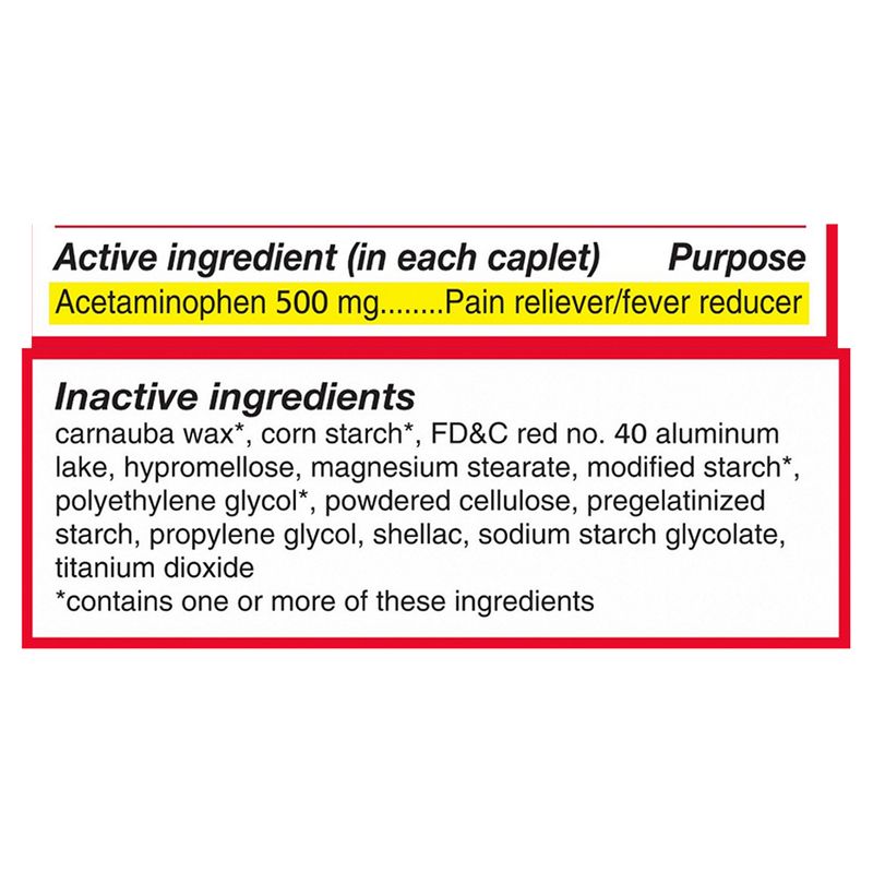 Tylenol 8 HR Muscle Aches &amp; Pain Reliever / Fever Reducer Caplets, 650 mg, 24 count