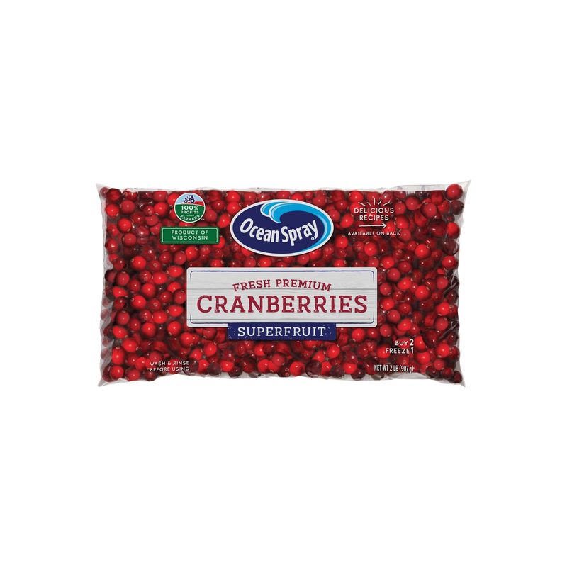 Ocean Spray Fresh Cranberries, 2 pound