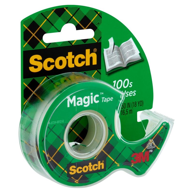 Scotch® Magic™ Tape, 3/4 in. x 650 in., 1 Dispenser/Pack