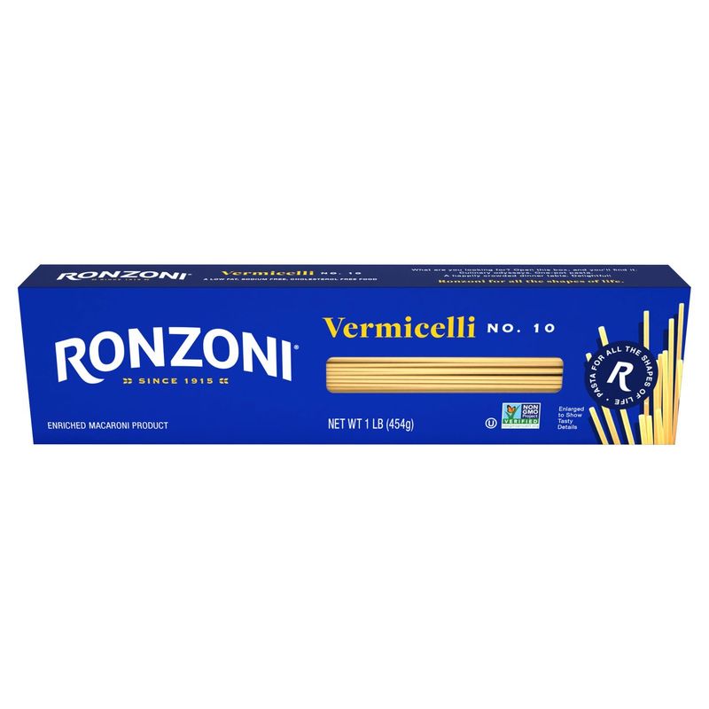 Ronzoni No. 10 Vermicelli Pasta, 1 lb