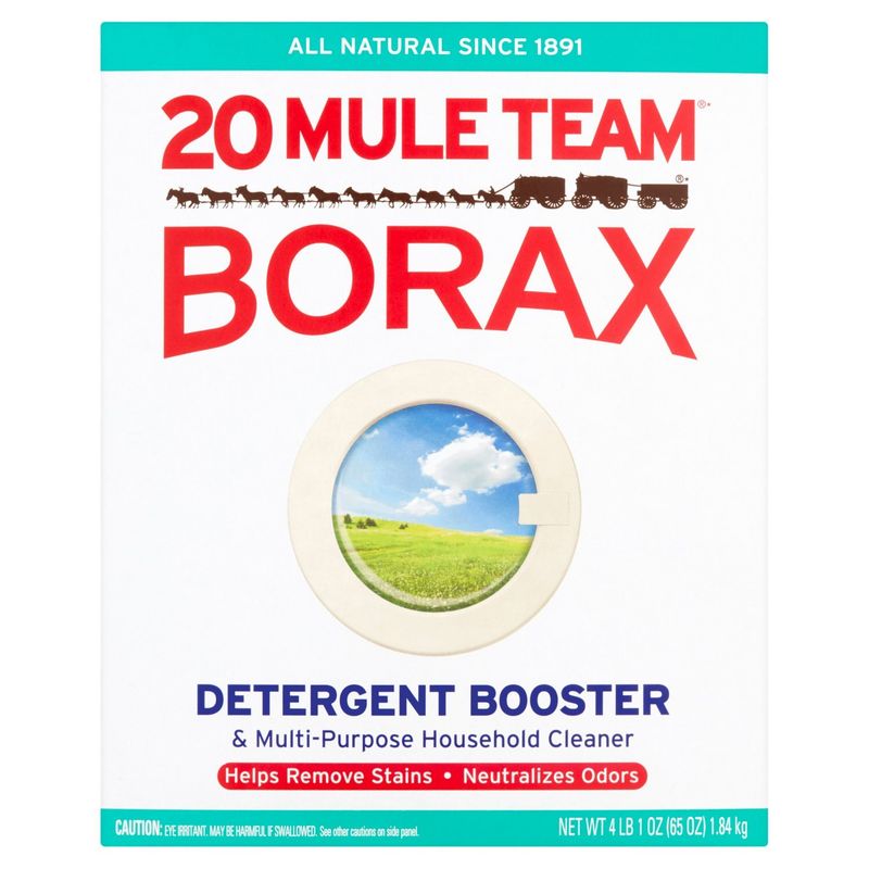 20 Mule Team Borax Detergent Booster &amp; Multi-Purpose Household Cleaner, 4 lb 1 oz