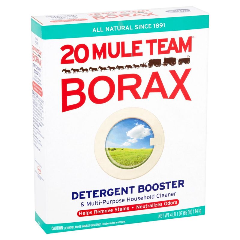 20 Mule Team Borax Detergent Booster &amp; Multi-Purpose Household Cleaner, 4 lb 1 oz